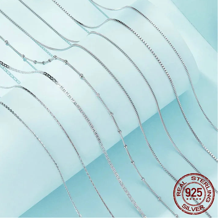 Adjustable O-Chain Necklace | 925 Sterling Silver, Lobster Clasp