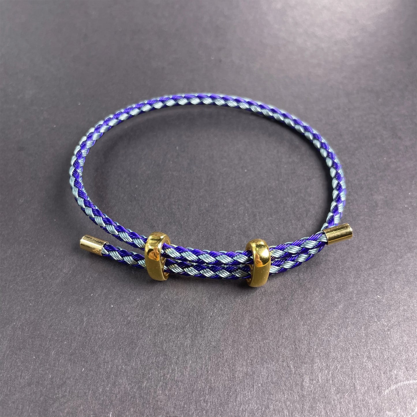 Adjustable Rope Bracelet | Stainless Steel Wire, Multicolor Unisex