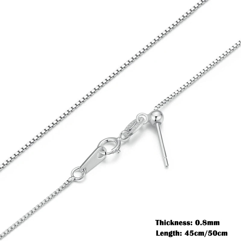 Adjustable O-Chain Necklace | 925 Sterling Silver, Lobster Clasp