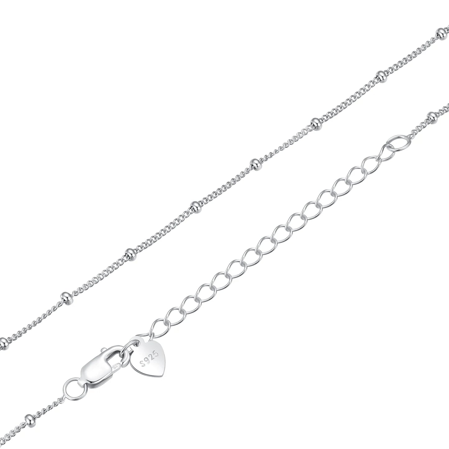 Adjustable O-Chain Necklace | 925 Sterling Silver, Lobster Clasp