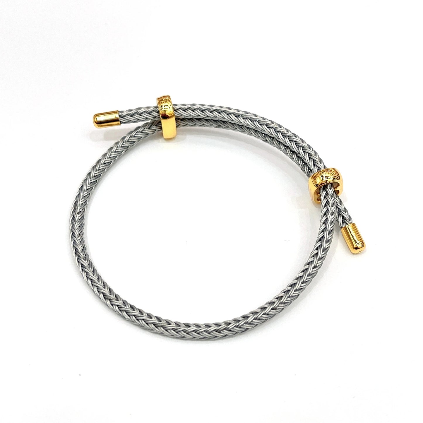 Adjustable Rope Bracelet | Stainless Steel Wire, Multicolor Unisex