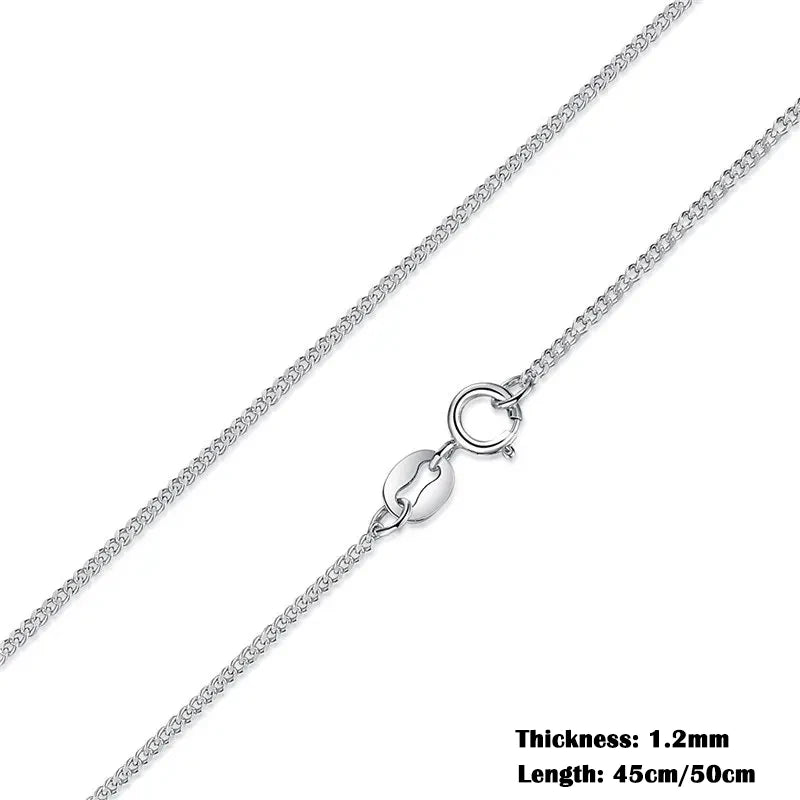 Adjustable O-Chain Necklace | 925 Sterling Silver, Lobster Clasp