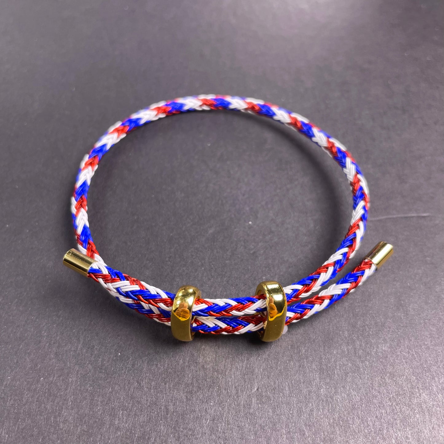 Adjustable Rope Bracelet | Stainless Steel Wire, Multicolor Unisex