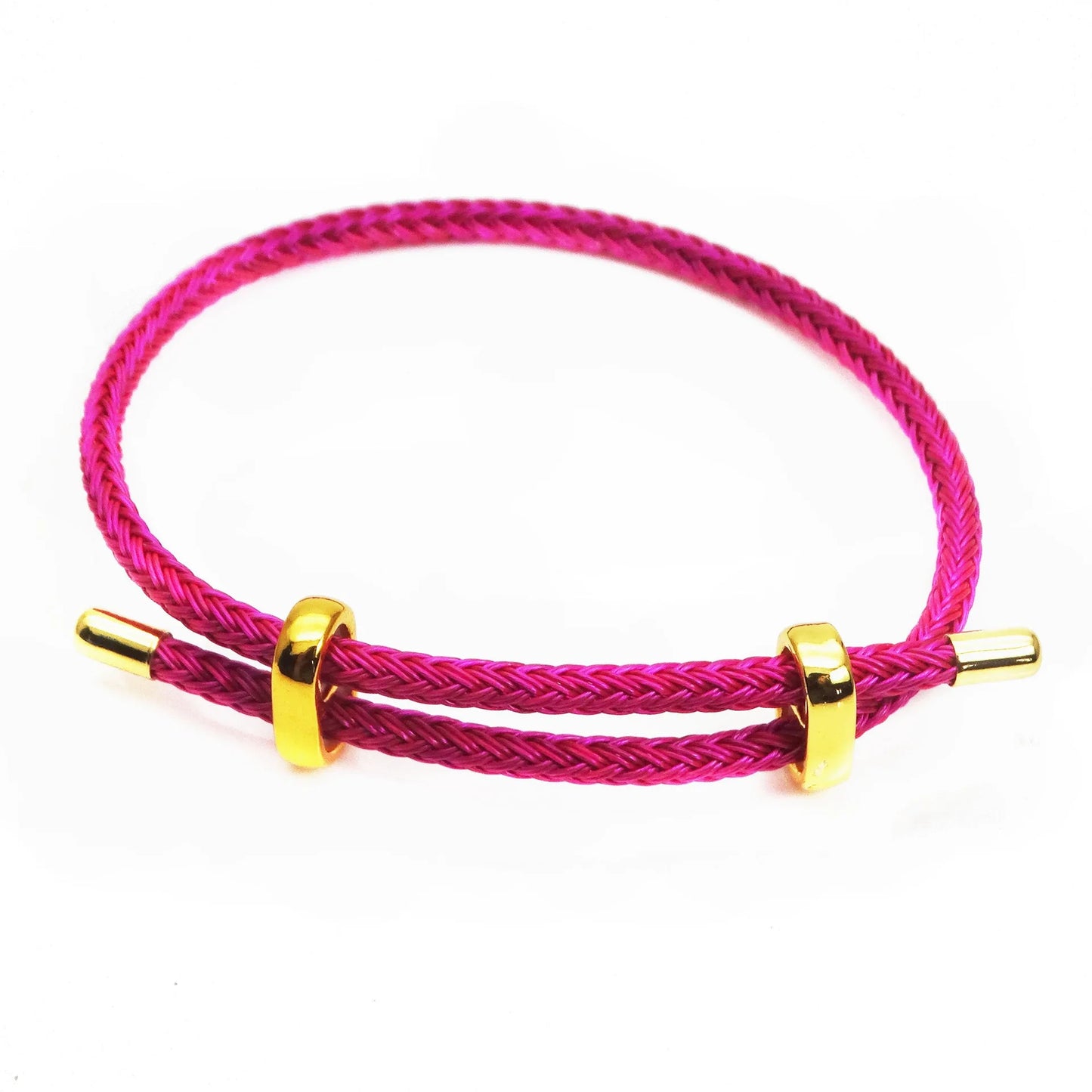 Adjustable Rope Bracelet | Stainless Steel Wire, Multicolor Unisex