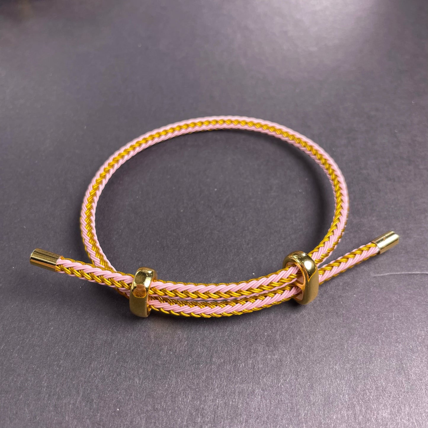 Adjustable Rope Bracelet | Stainless Steel Wire, Multicolor Unisex