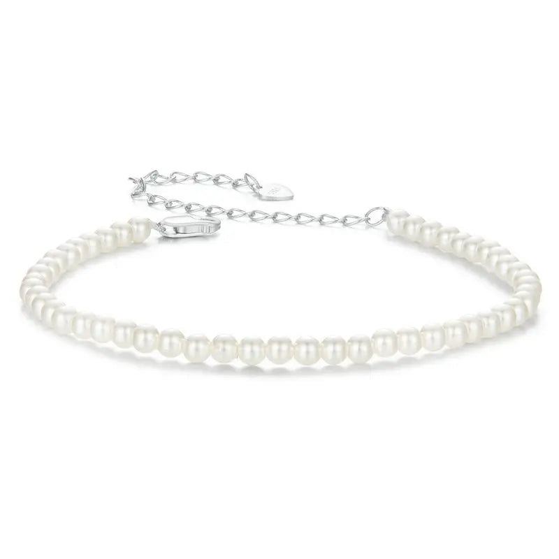Pearl Beaded Bracelet | 925 Sterling Silver, South Sea Shell Pearl
