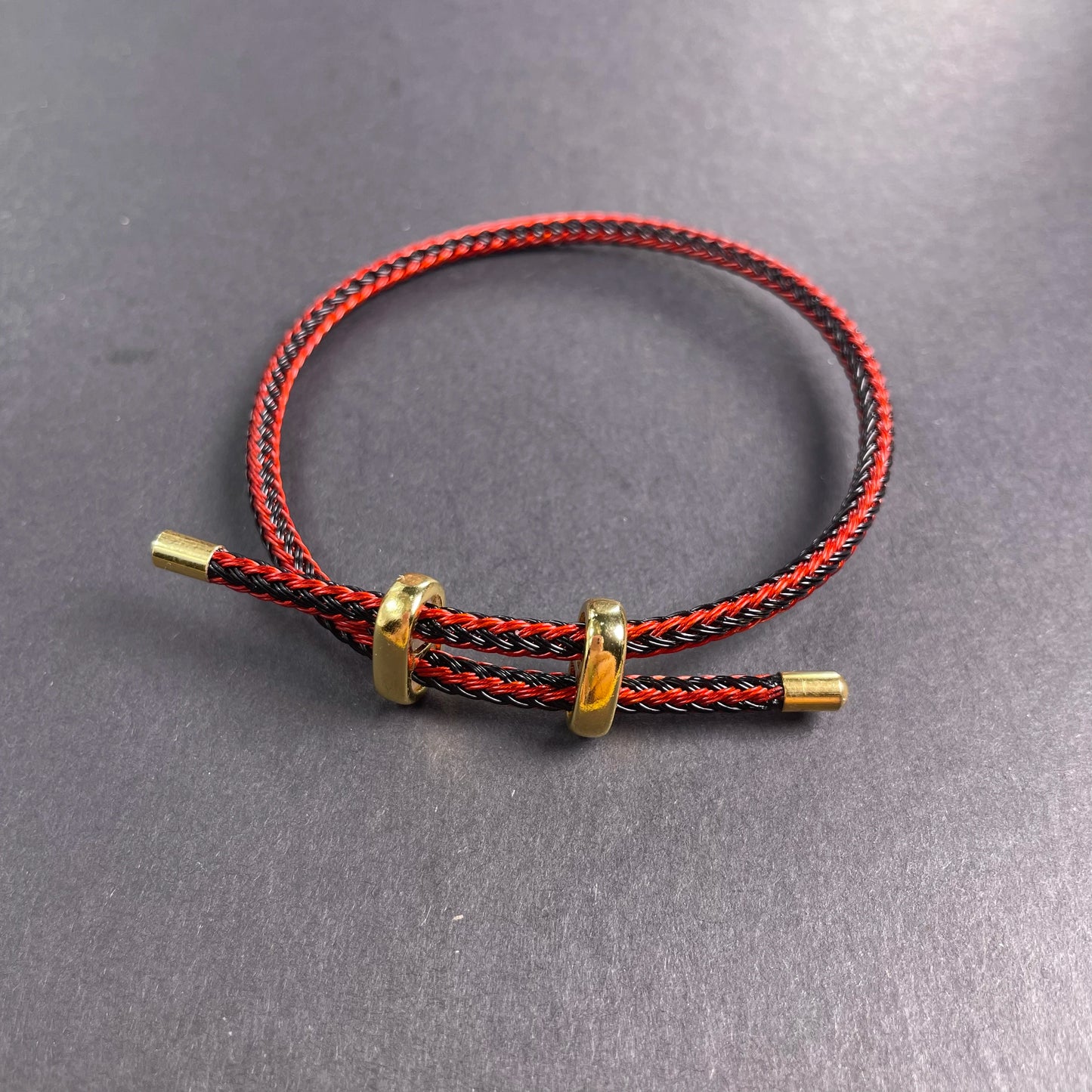 Adjustable Rope Bracelet | Stainless Steel Wire, Multicolor Unisex