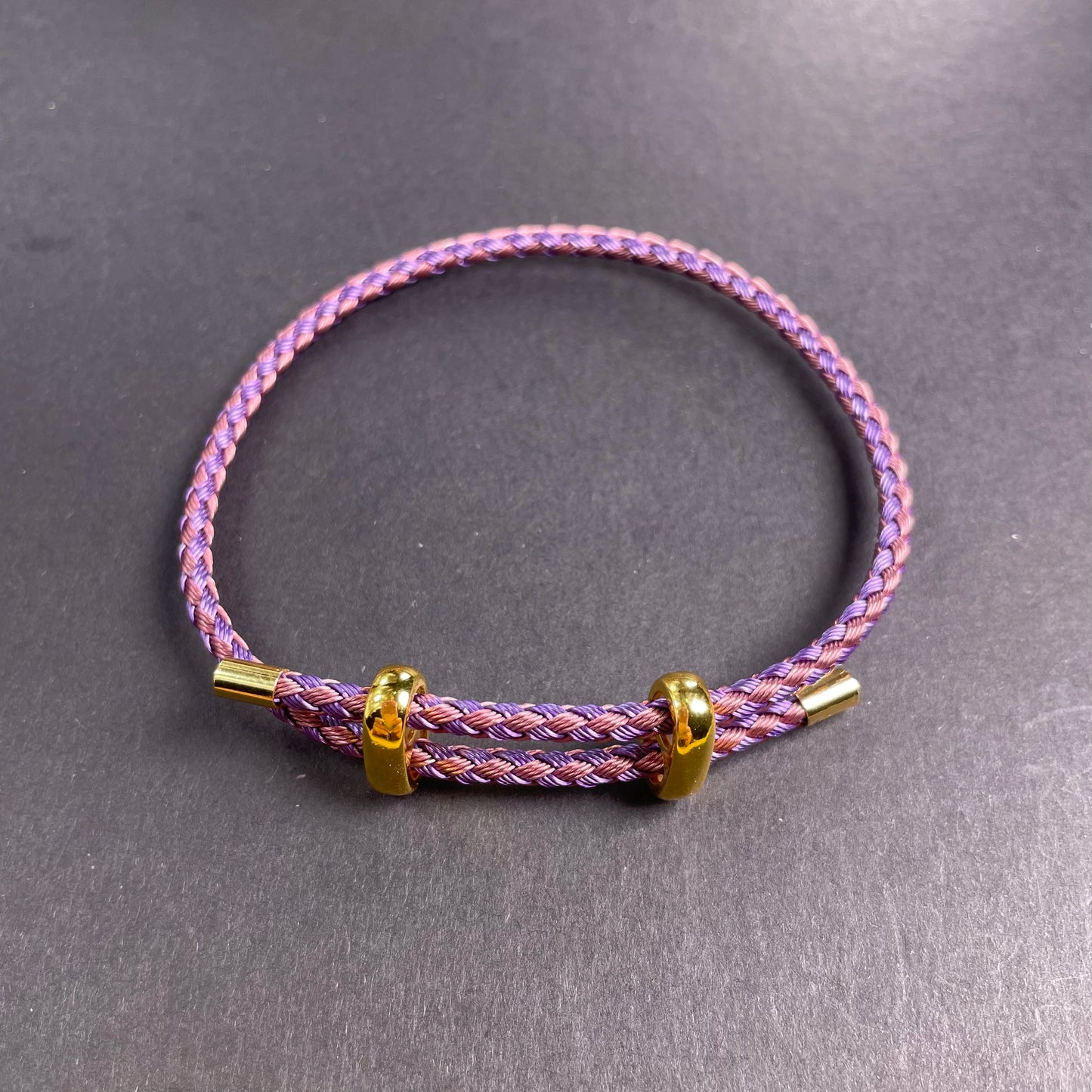 Adjustable Rope Bracelet | Stainless Steel Wire, Multicolor Unisex