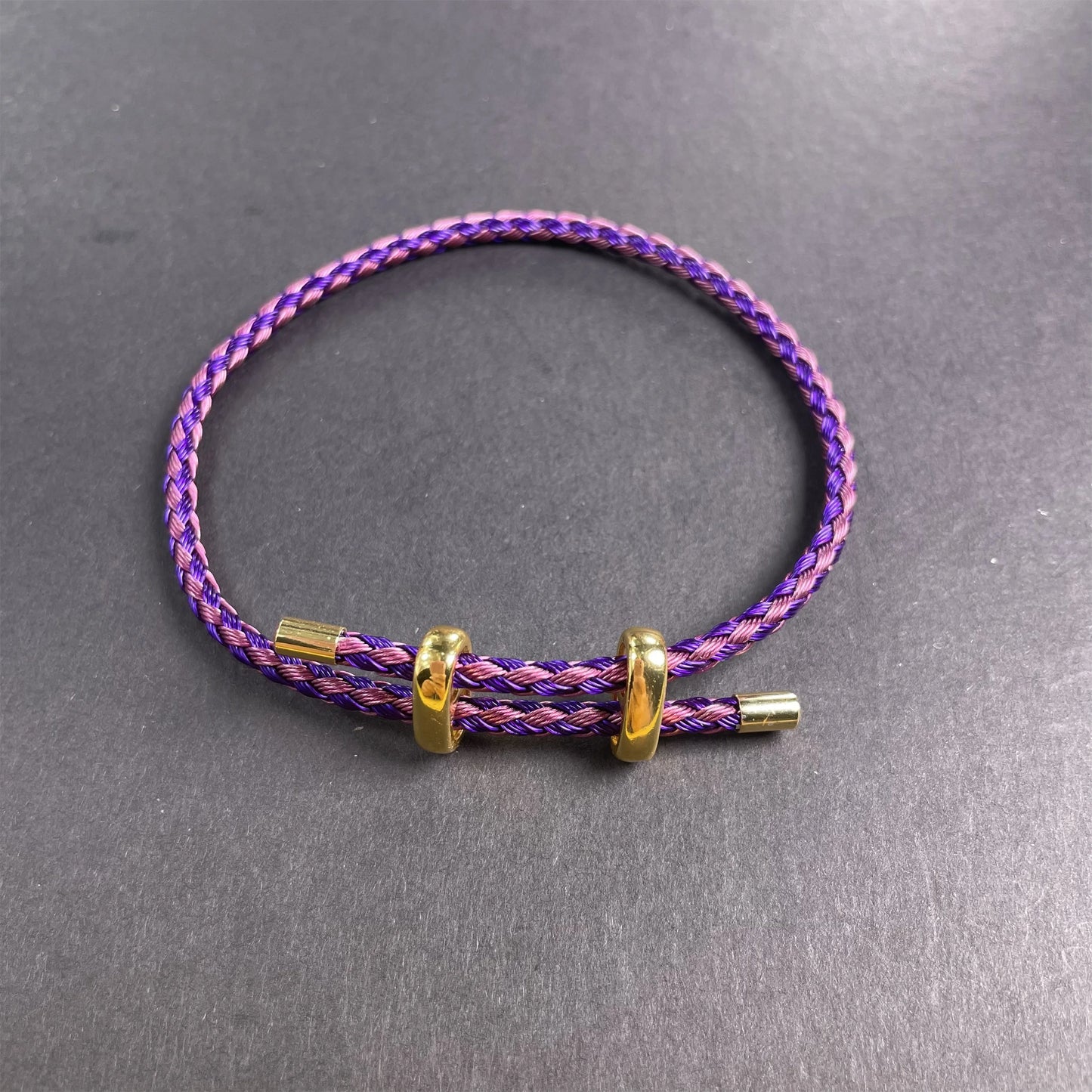 Adjustable Rope Bracelet | Stainless Steel Wire, Multicolor Unisex