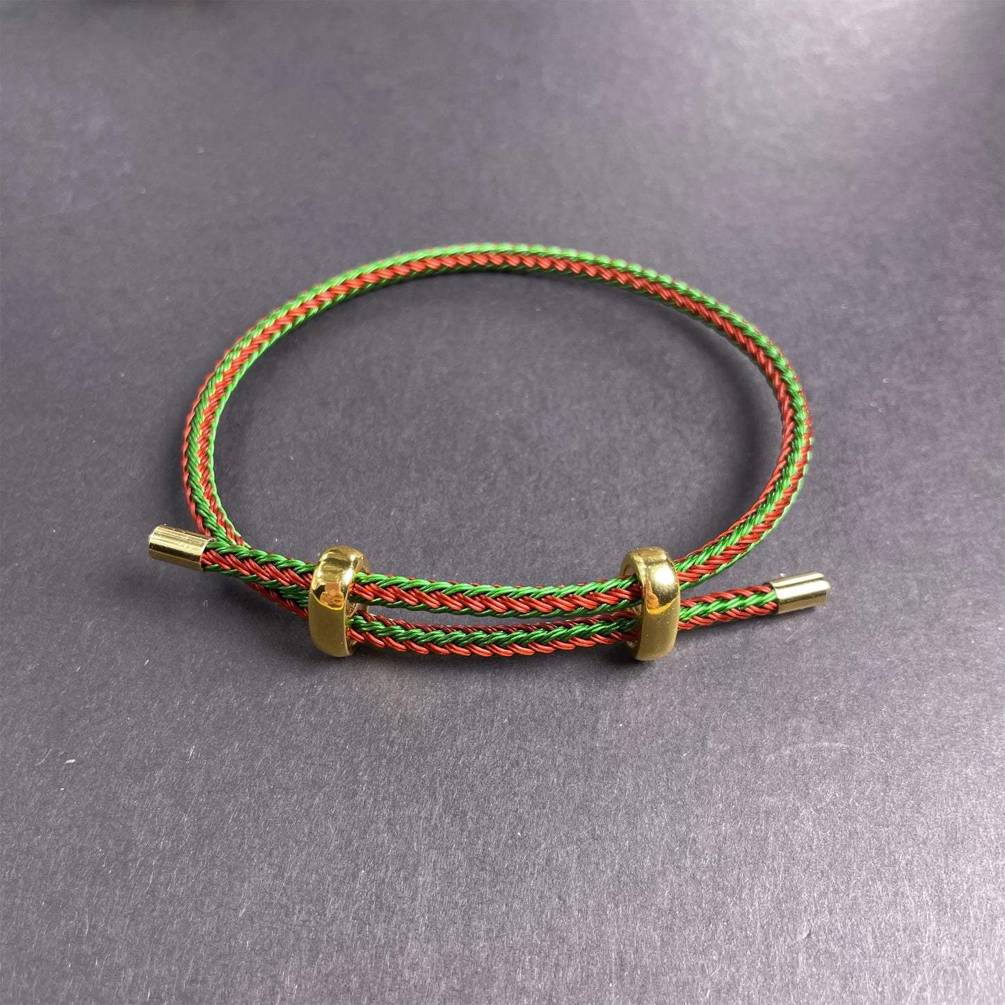 Adjustable Rope Bracelet | Stainless Steel Wire, Multicolor Unisex