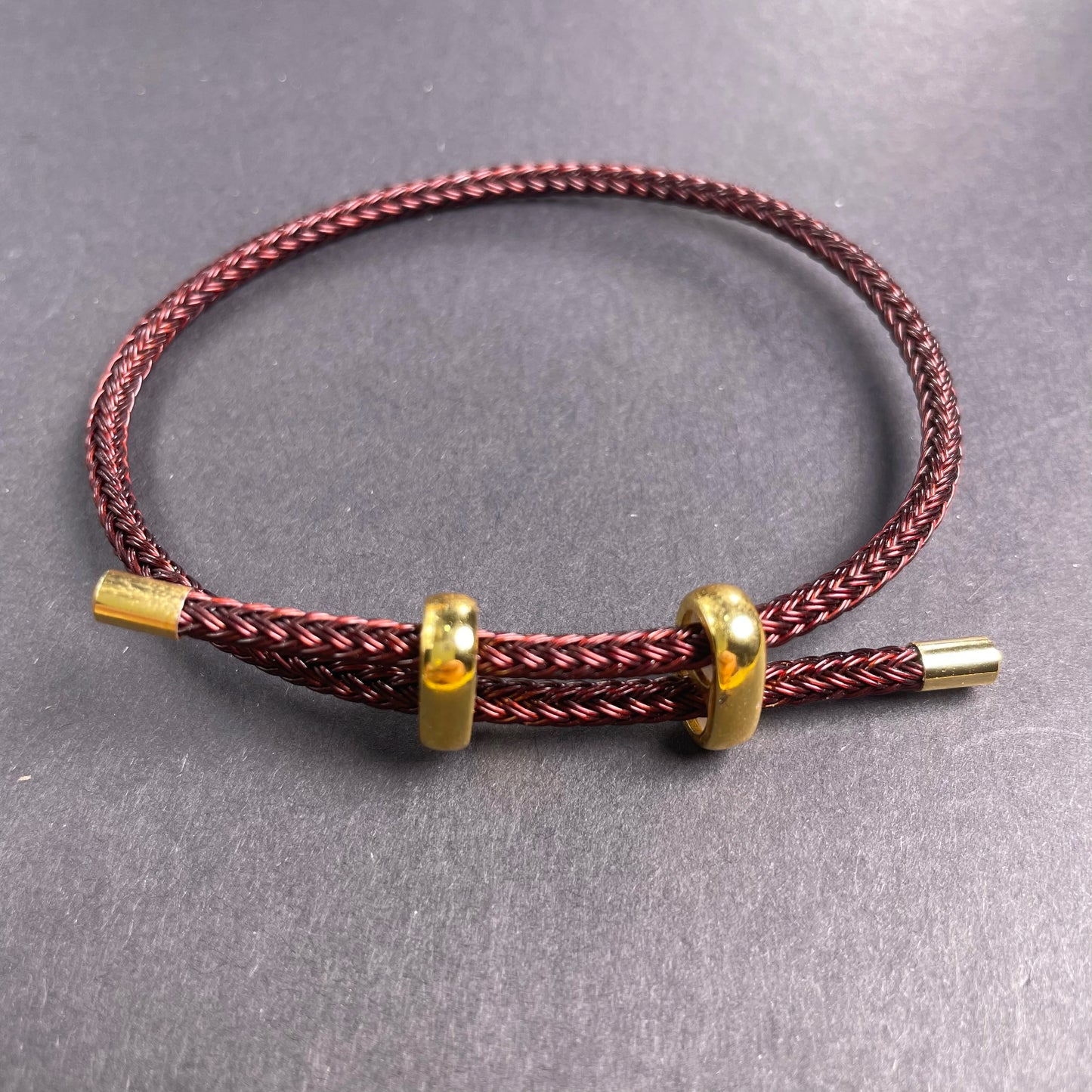 Adjustable Rope Bracelet | Stainless Steel Wire, Multicolor Unisex